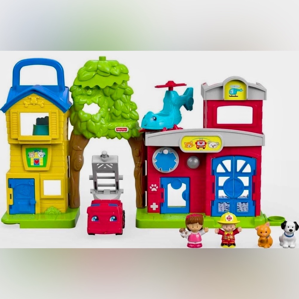Vintage Fisher-Price Little People Animal Rescue Play Set NEW!! - Picture 3 of 7